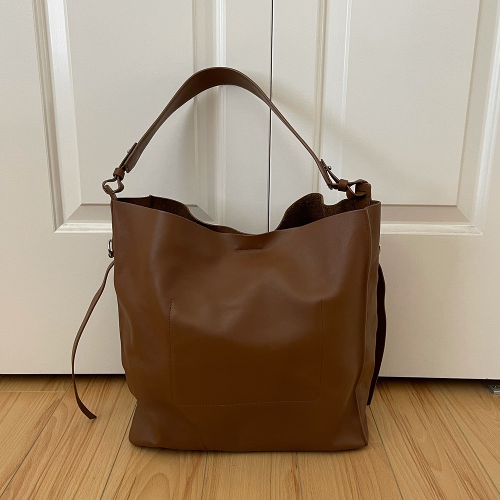 All Saints Leather Tote